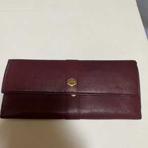 Burgundy, wallet